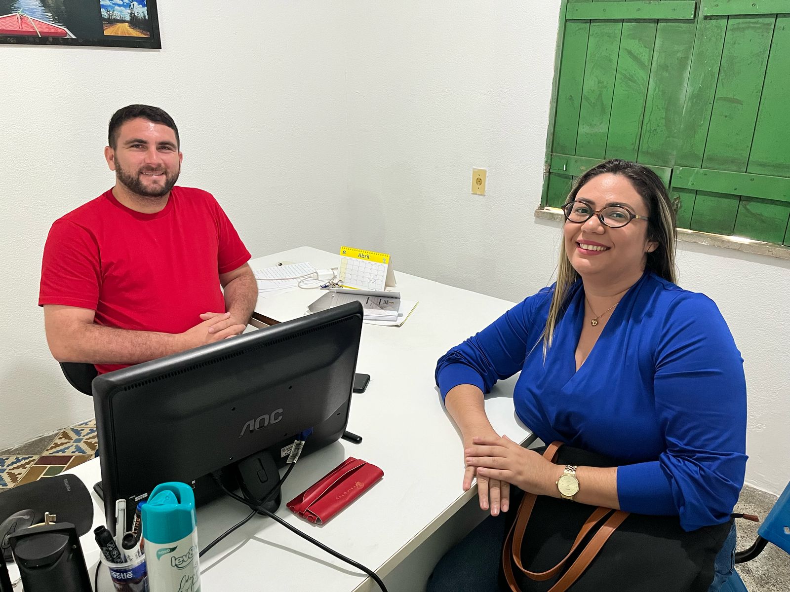 Conselheira Tutelar Cássia Brandão realiza visita ao Secretário João Pedro em Gestão de Cortesia